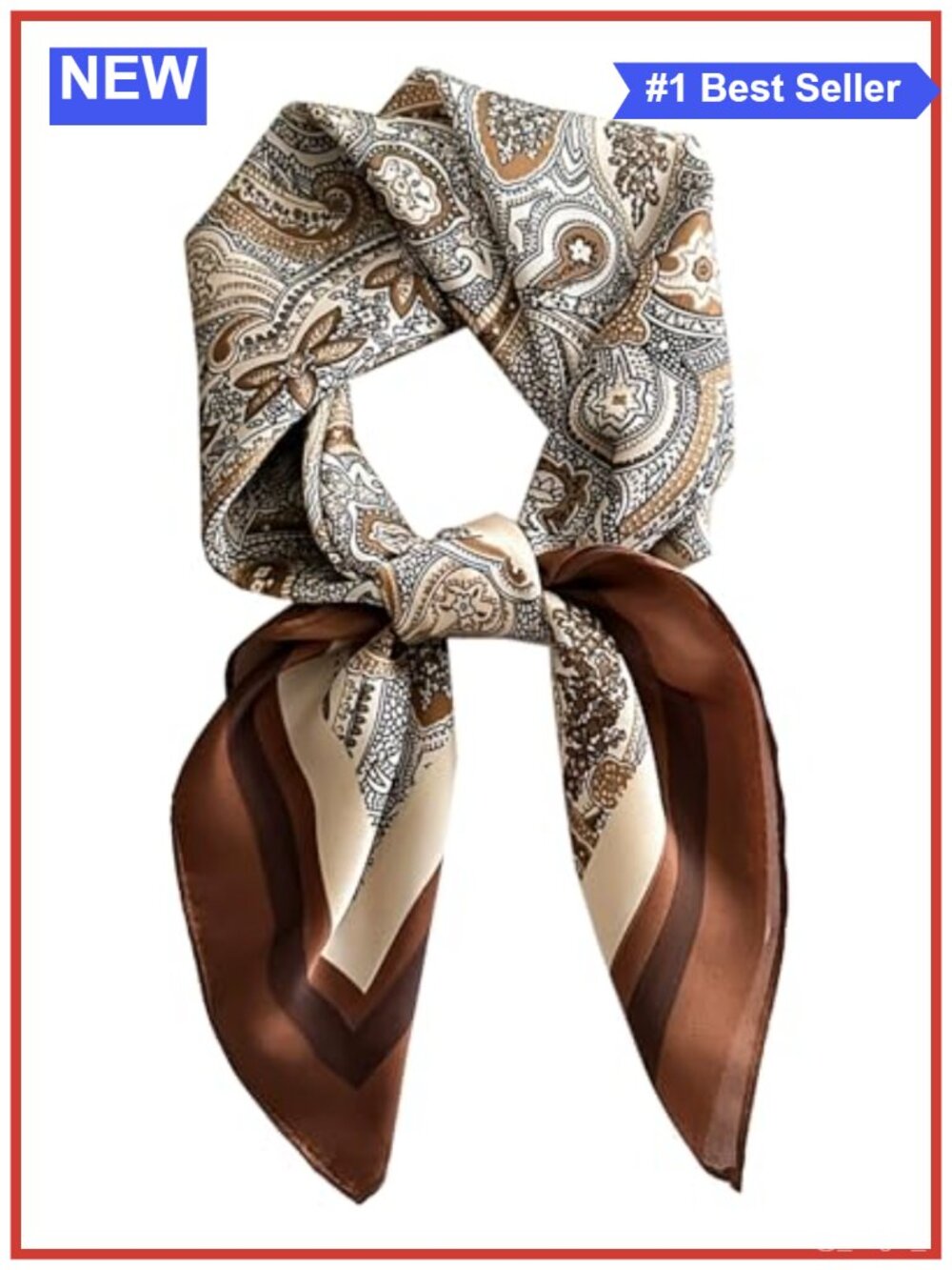 Satin Silk Square Scarf 27.5in Hair Wrap Sleeping Handbag Accessory Women
